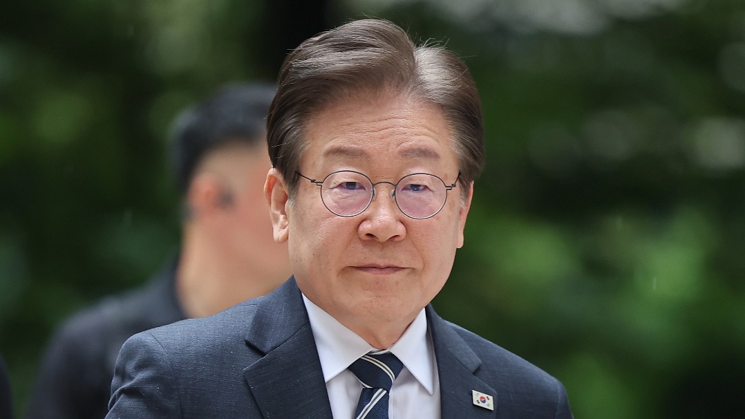 李在明再次当选韩国最大在野党党首